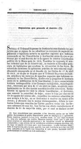 Exposición que precede al decreto 