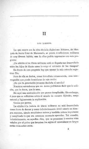 II. Los Libros