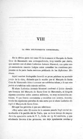 VIII. La obra miliarmente considerada