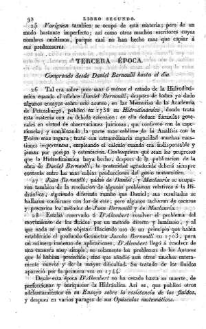 Tercera Época. Comprende desde Daniel Bernoulli hasta el dia.
