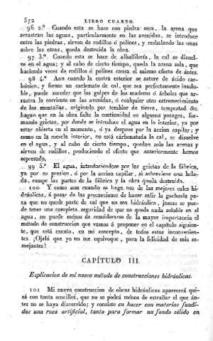 Capítulo III. Esplicacion de mi nuevo método de construcciones hidráulicas.