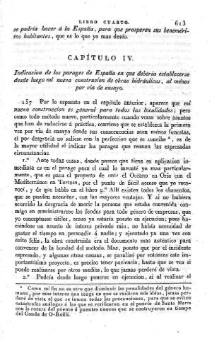 Capítulo IV.  Indicacion de los parages de España en que debería establecerse desde luego mi nueva construccion ...