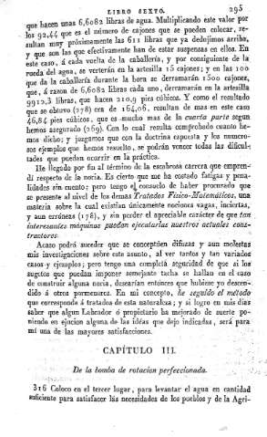 Capitulo III. De la bomba de rotacion perfeccionada.
