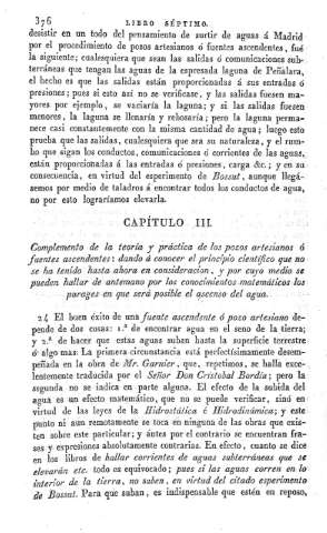 Capitulo III. Complemento de la teoría y práctica de los pozos artesianos...