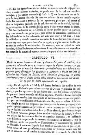 Capitulo VI. Modo de robar terrenos al mar, y disponerlos para el olivo...