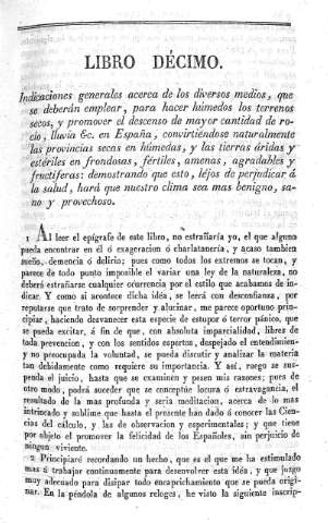 Libro décimo. Indicaciones generales acerca de los diversos medios...