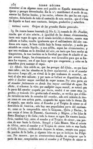 Primera parte. Origen de las grandes lluvias generales.
