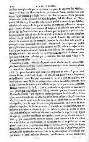 Segunda parte. Medios de promover la lluvia, rocío...