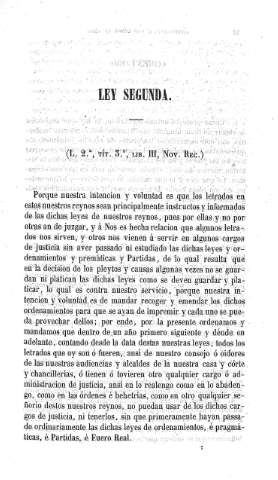 Ley Segunda