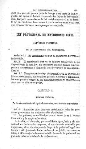 Ley Provisional de Matrimonio civil