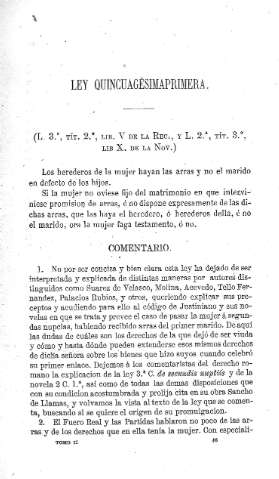 Ley Quincuagésimaprimera - Comentario