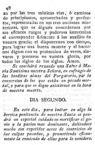Día Segundo