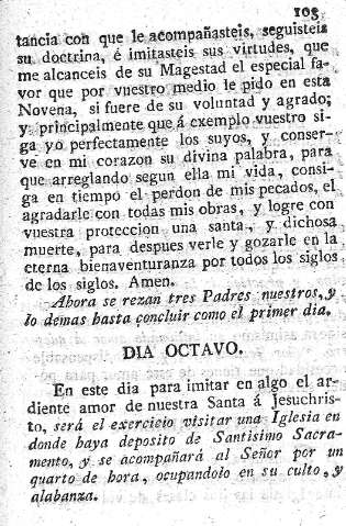 Día Octavo
