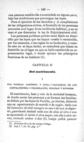 Capitulo II. Del matrimonio