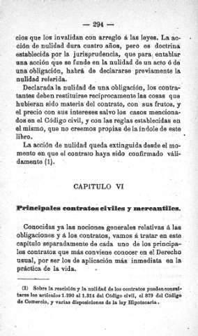 Capitulo VI. Principales contratos civiles y mercantiles