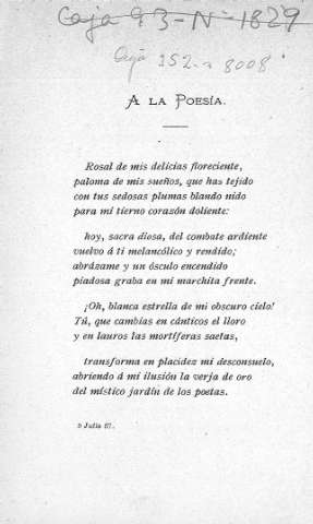 A la Poesía