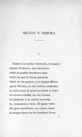 Milton y Débora