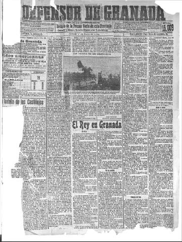 'El Defensor de Granada : diario político independiente' - Año XXXI Número 15009 (01/01/1910)