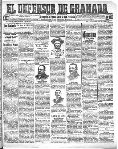 'El Defensor de Granada : diario político independiente' - Año XXXI Número 15051 (12/02/1910)