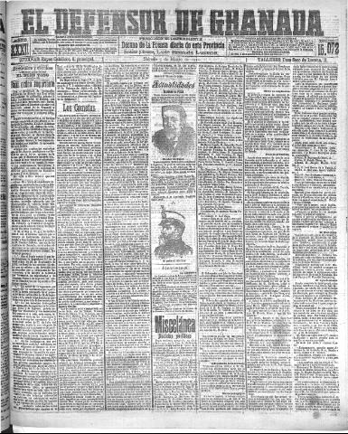'El Defensor de Granada : diario político independiente' - Año XXXI Número 15072 (05/03/1910)