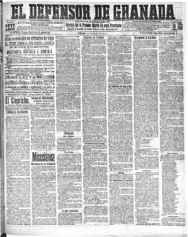 'El Defensor de Granada : diario político independiente' - Año XXXI Número 15166 (11/06/1910)
