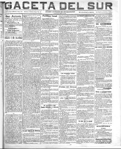 'Gaceta del sur : diario católico de información' - Año III Número 651 (31/03/1910)