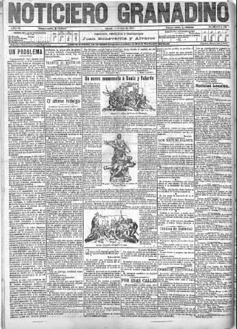 'Noticiero Granadino' - Año VII Número 2169 (16/07/1910)