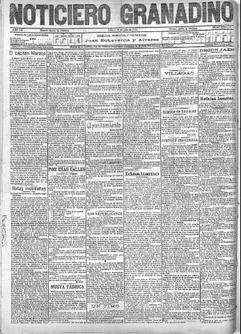 'Noticiero Granadino' - Año VII Número 2176 (23/07/1910)