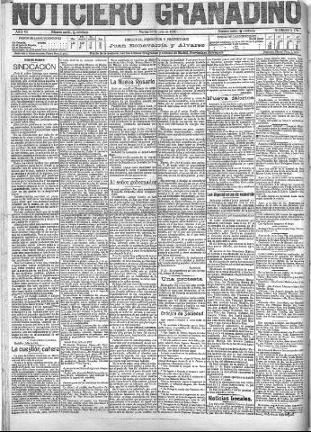 'Noticiero Granadino' - Año VII Número 2179 (26/07/1910)