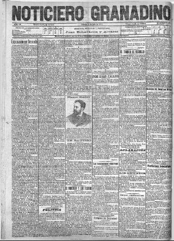'Noticiero Granadino' - Año VII Número 2183 (30/07/1910)