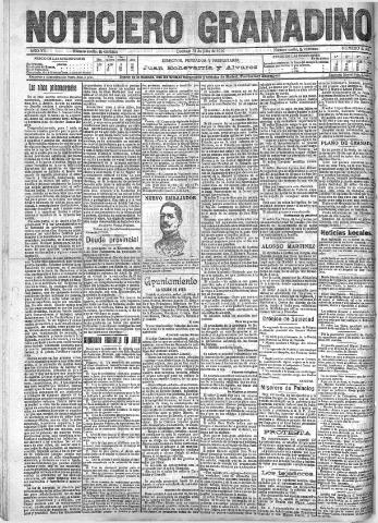 'Noticiero Granadino' - Año VII Número 2184 (31/07/1910)