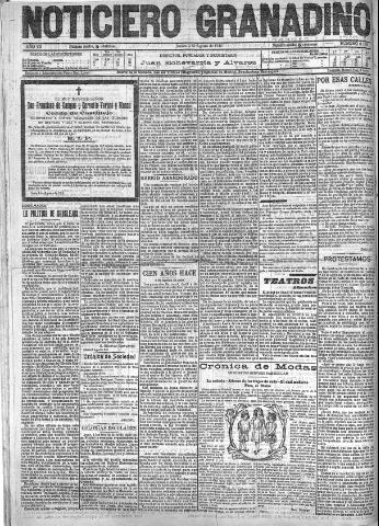 'Noticiero Granadino' - Año VII Número 2188 (04/08/1910)