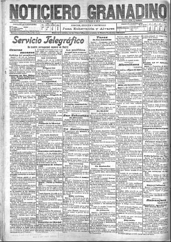 'Noticiero Granadino' - Año VII Número 2192 (08/08/1910)