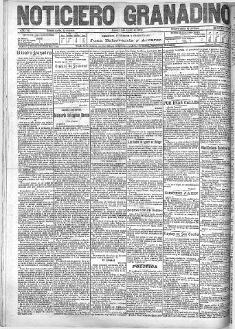'Noticiero Granadino' - Año VII Número 2195 (11/08/1910)