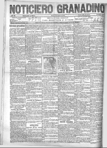 'Noticiero Granadino' - Año VII Número 2200 (16/08/1910)