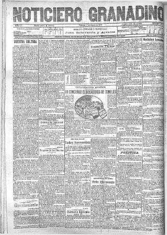 'Noticiero Granadino' - Año VII Número 2201 (17/08/1910)