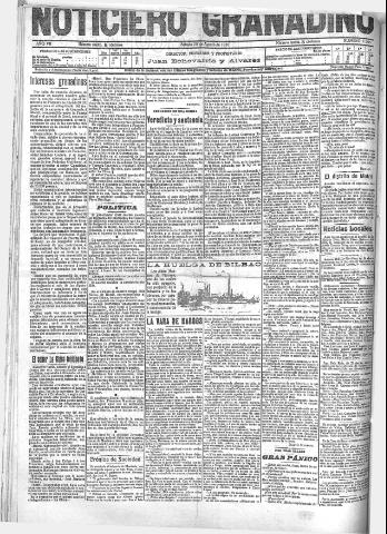 'Noticiero Granadino' - Año VII Número 2204 (20/08/1910)
