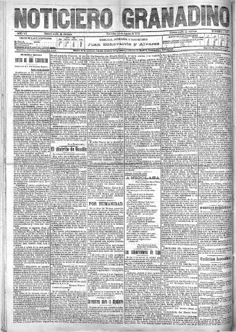 'Noticiero Granadino' - Año VII Número 2208 (24/08/1910)