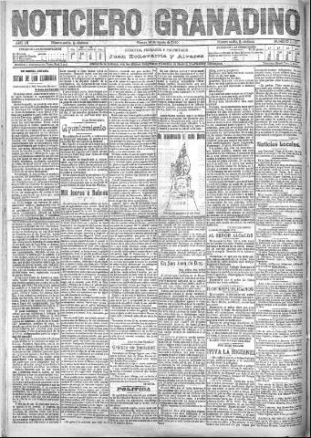 'Noticiero Granadino' - Año VII Número 2210 (26/08/1910)