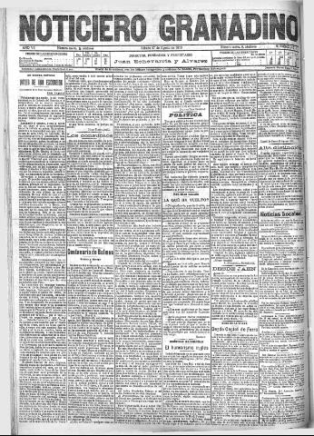 'Noticiero Granadino' - Año VII Número 2211 (27/08/1910)