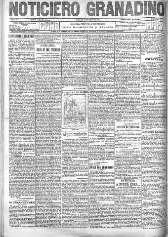 'Noticiero Granadino' - Año VII Número 2215 (31/08/1910)