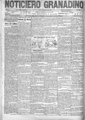 'Noticiero Granadino' - Año VII Número 2216 (01/09/1910)