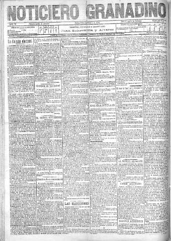 'Noticiero Granadino' - Año VII Número 2221 (06/09/1910)