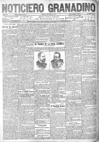 'Noticiero Granadino' - Año VII Número 2249 (05/10/1910)