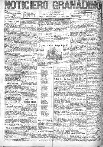 'Noticiero Granadino' - Año VII Número 2250 (06/10/1910)