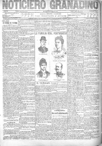 'Noticiero Granadino' - Año VII Número 2254 (09/10/1910)