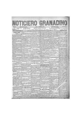 'Noticiero Granadino' - Año VII Número 2306 (01/12/1910)