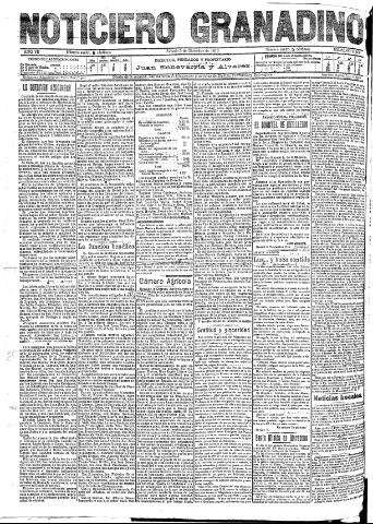 'Noticiero Granadino' - Año VII Número 2308 (03/12/1910)