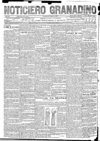 'Noticiero Granadino' - Año VII Número 2309 (04/12/1910)