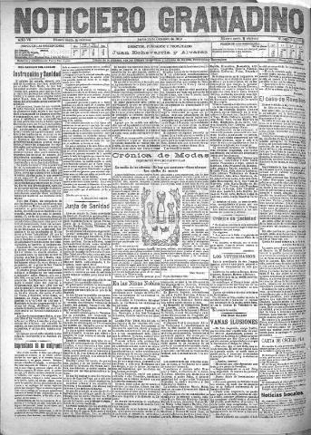 'Noticiero Granadino' - Año VII Número 2328 (22/12/1910)